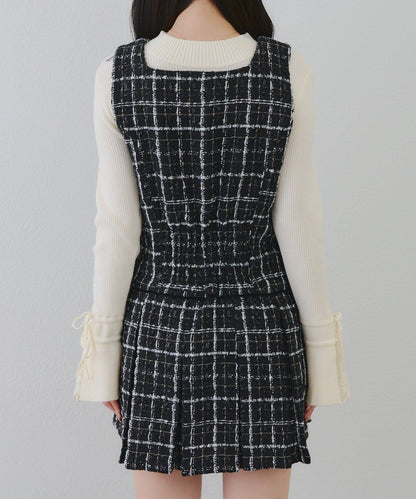 【RMAF】亮片花呢迷你連衣裙