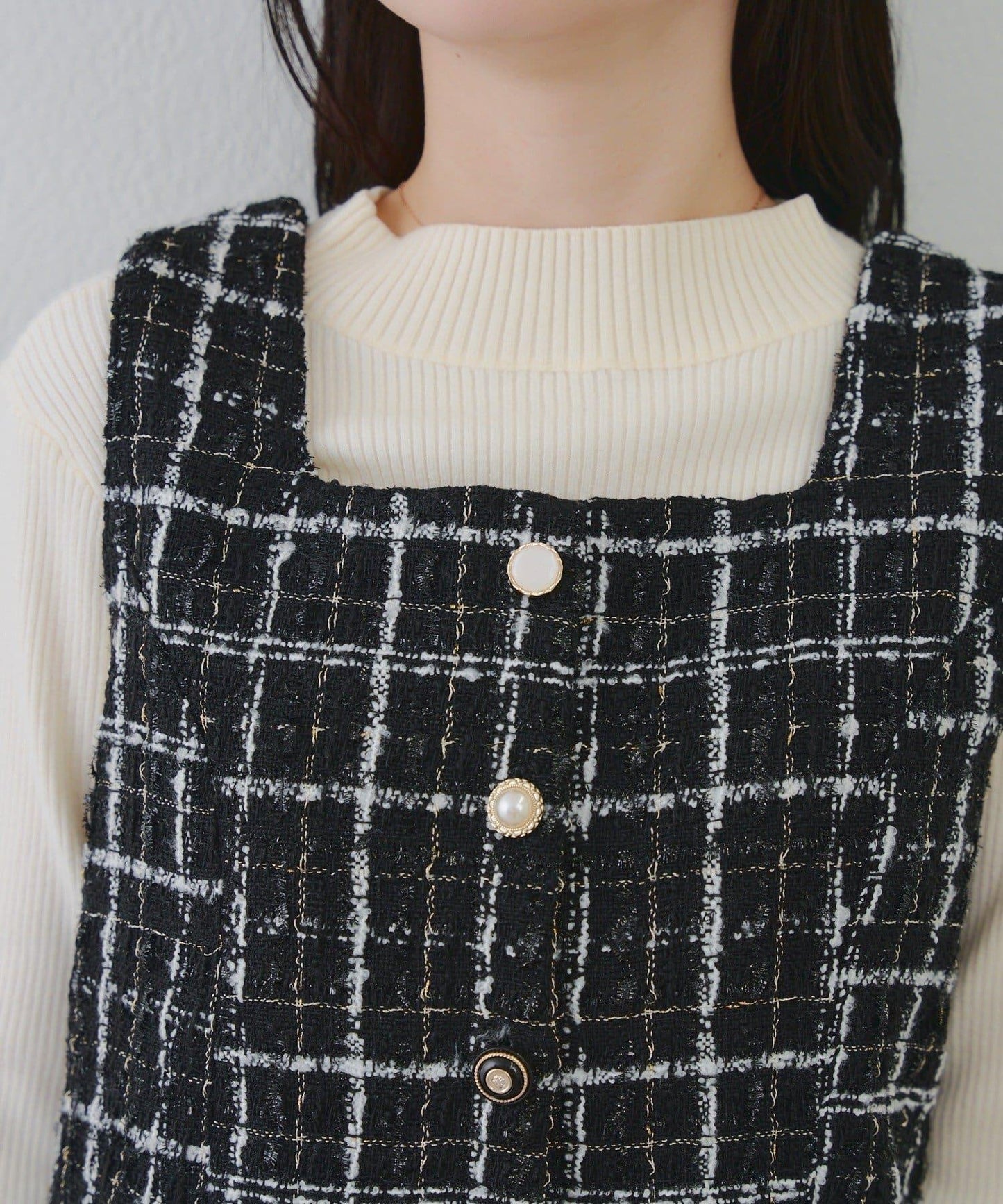 【RMAF】亮片花呢迷你連衣裙