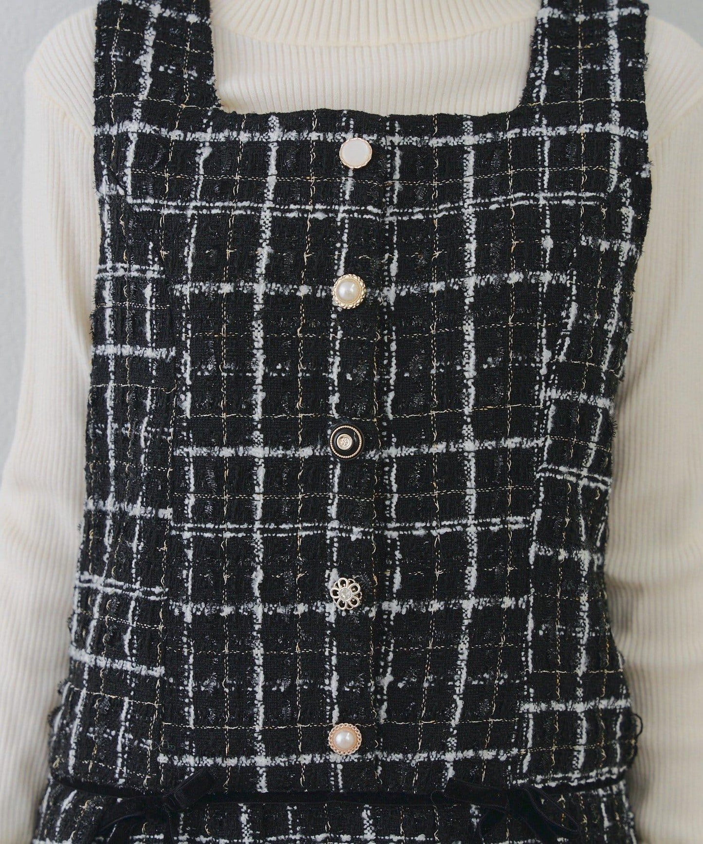 【RMAF】亮片花呢迷你連衣裙