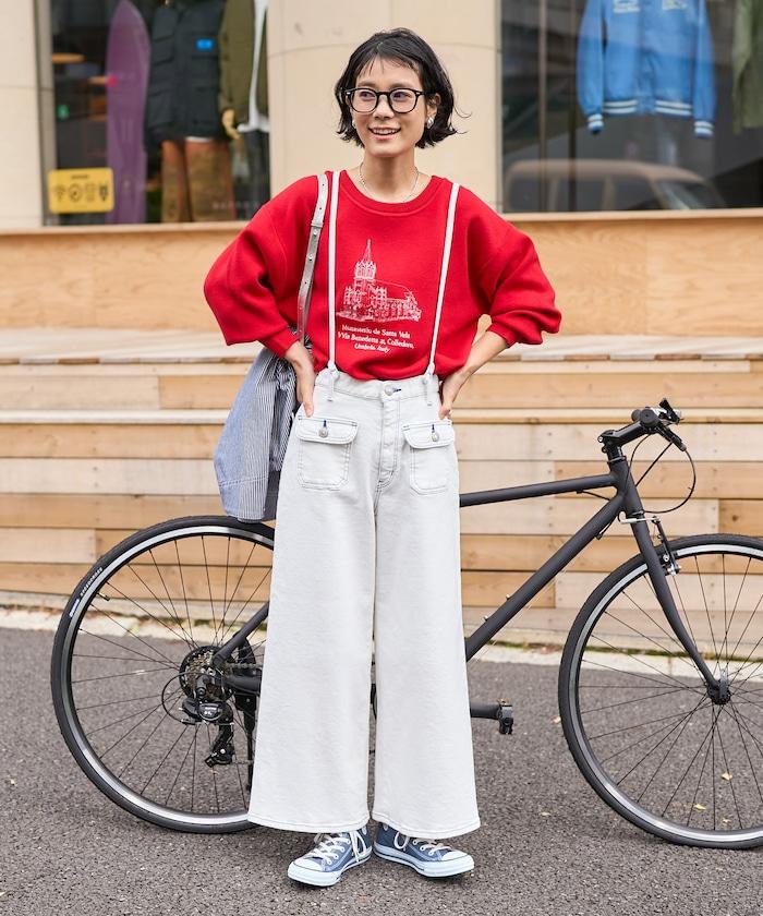 寬鬆 MARINE BAGGY SALOPETTE 揹帶褲（ 可成套搭配）