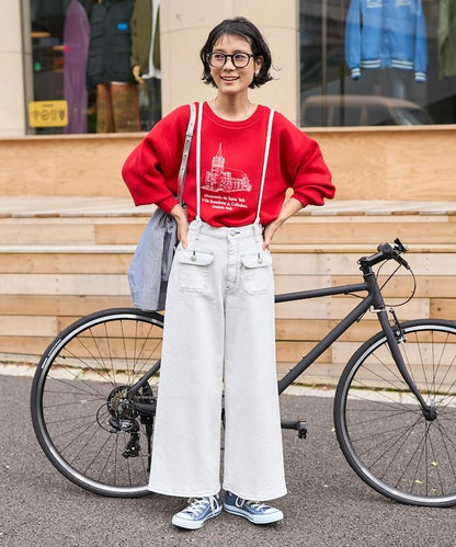 寬鬆 MARINE BAGGY SALOPETTE 揹帶褲（ 可成套搭配）