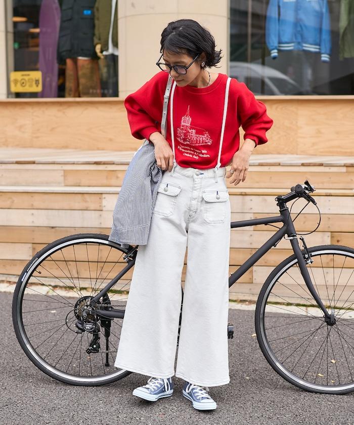 寬鬆 MARINE BAGGY SALOPETTE 揹帶褲（ 可成套搭配）