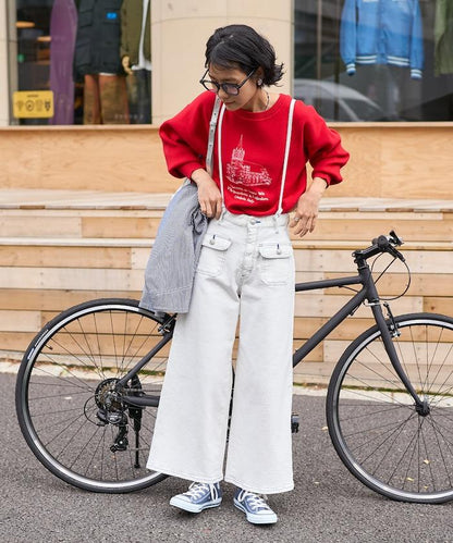 寬鬆 MARINE BAGGY SALOPETTE 揹帶褲（ 可成套搭配）