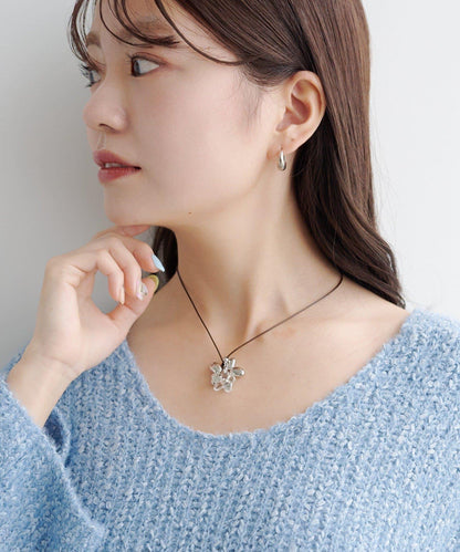 【fiw.】雙層花朵項圈