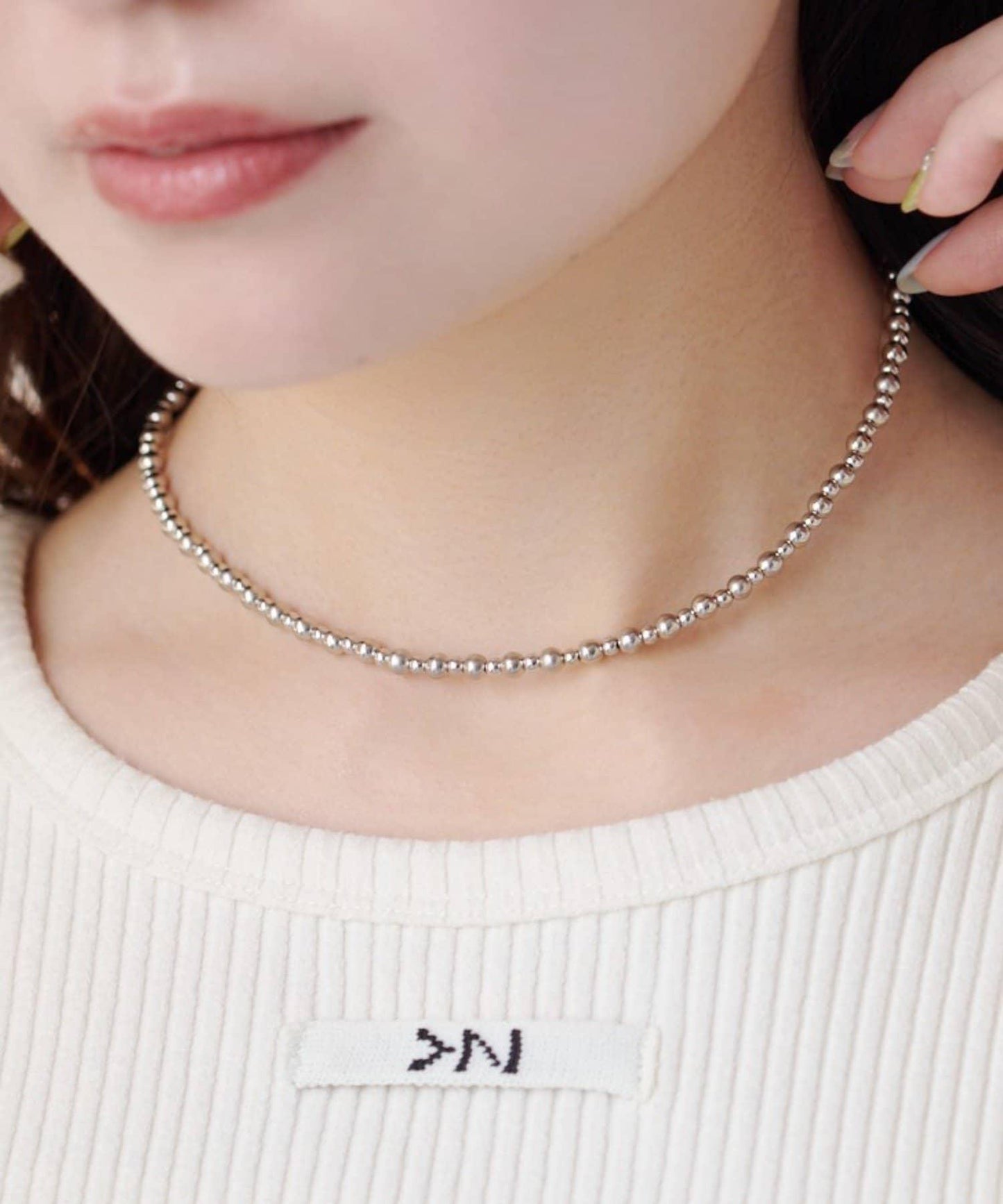 【fiw.】金屬珠子項鍊