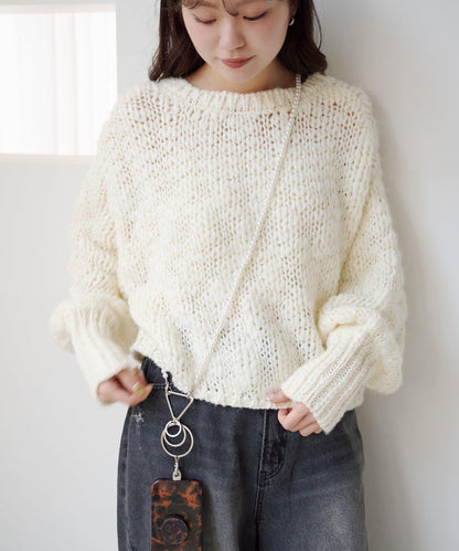 珍珠手機斜挎包