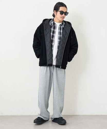 【男女同款】BM燈芯絨加棉連帽外套