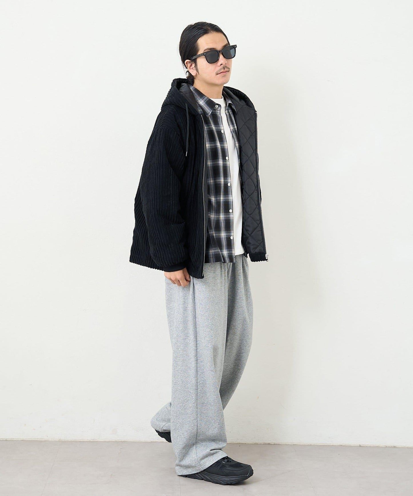 【男女同款】BM燈芯絨加棉連帽外套