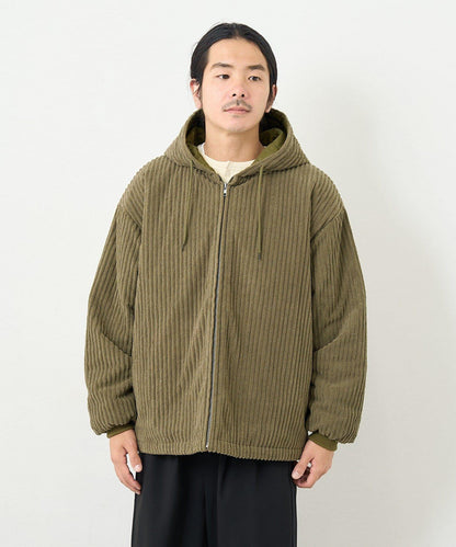 【男女同款】BM燈芯絨加棉連帽外套