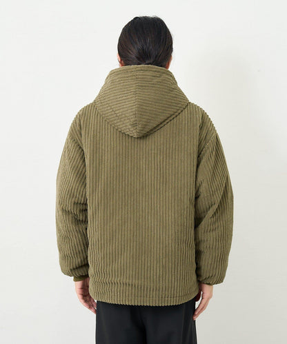 【男女同款】BM燈芯絨加棉連帽外套