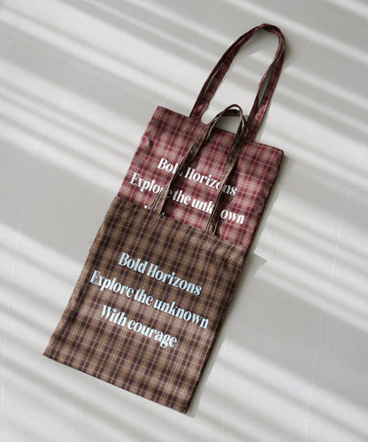 【格紋&豹紋】Logo Muse托特包