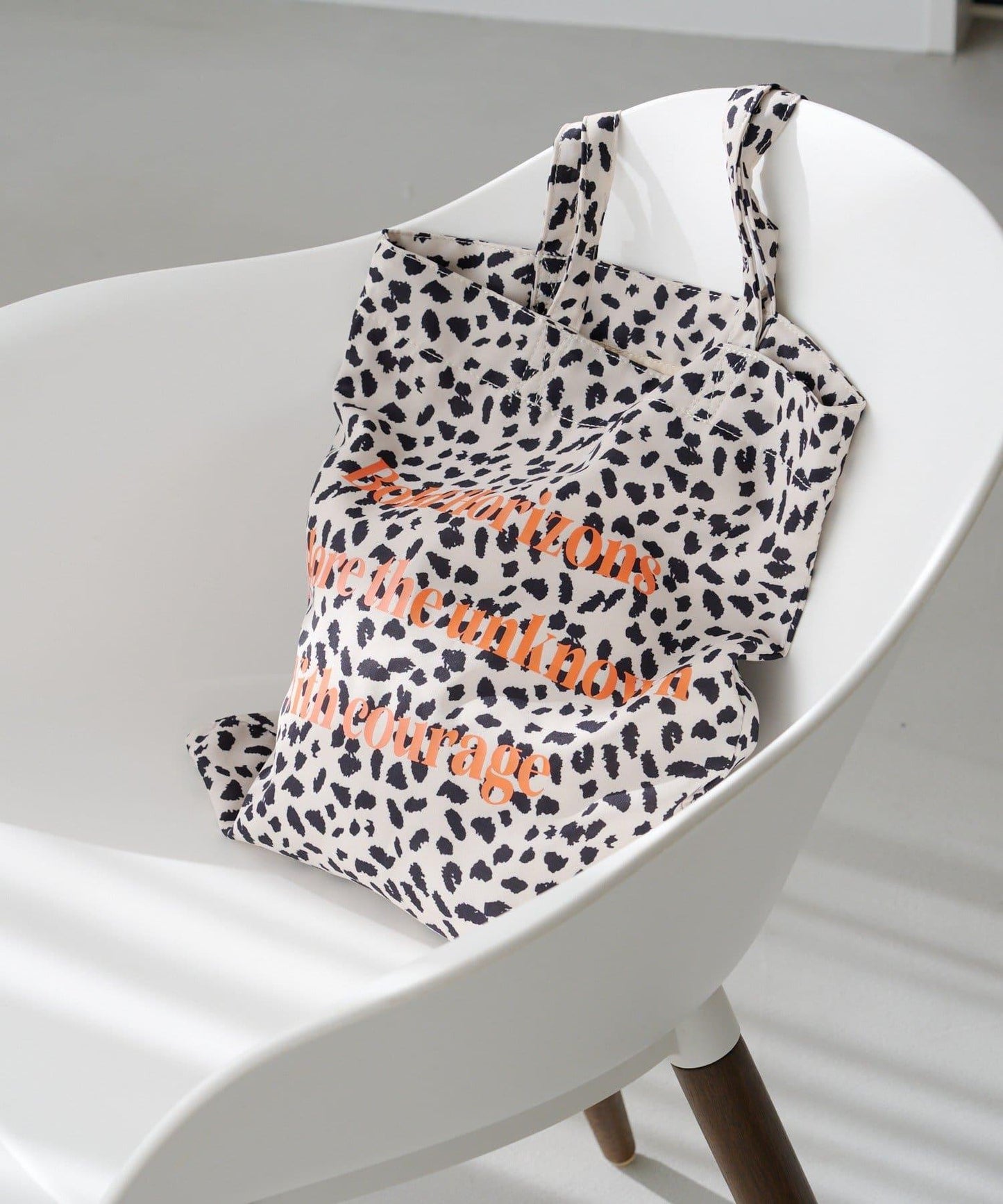 【格紋&豹紋】Logo Muse托特包