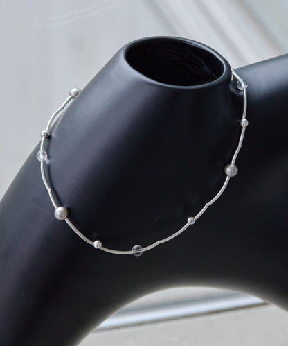 《スターリングシルバー使用》宇宙珍珠項鍊