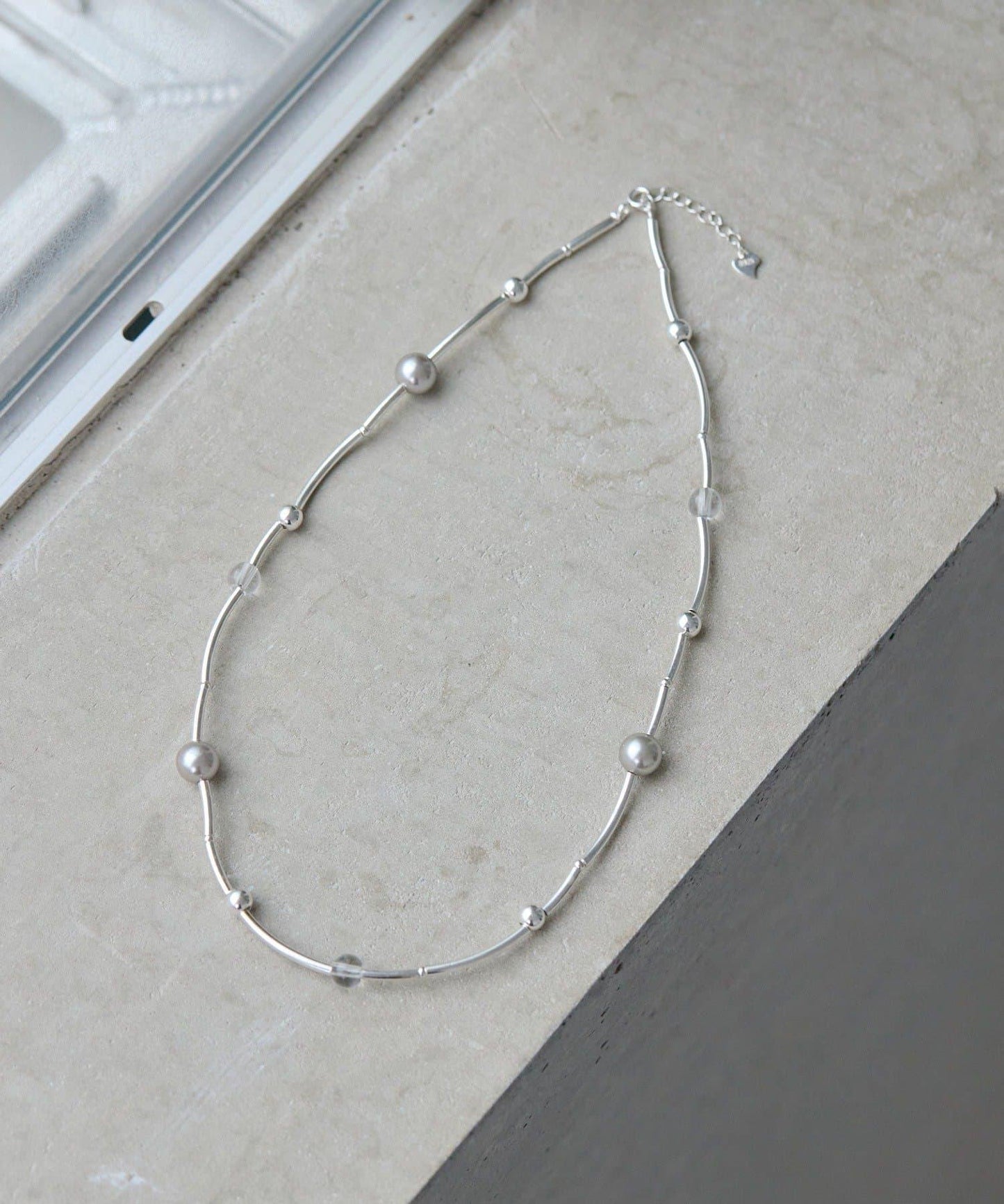 《スターリングシルバー使用》宇宙珍珠項鍊