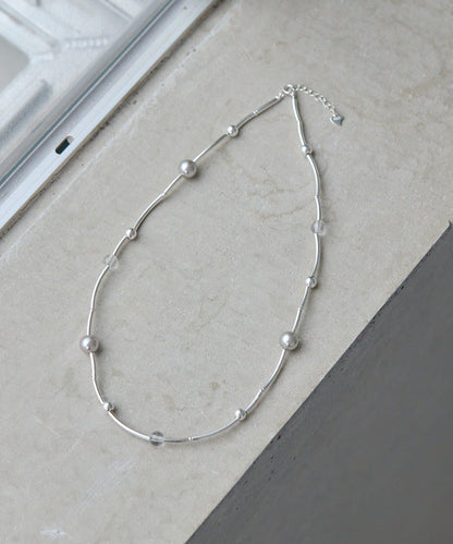 《スターリングシルバー使用》宇宙珍珠項鍊