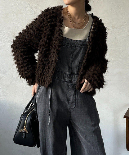 【DouDou】圈圈紗針織夾克