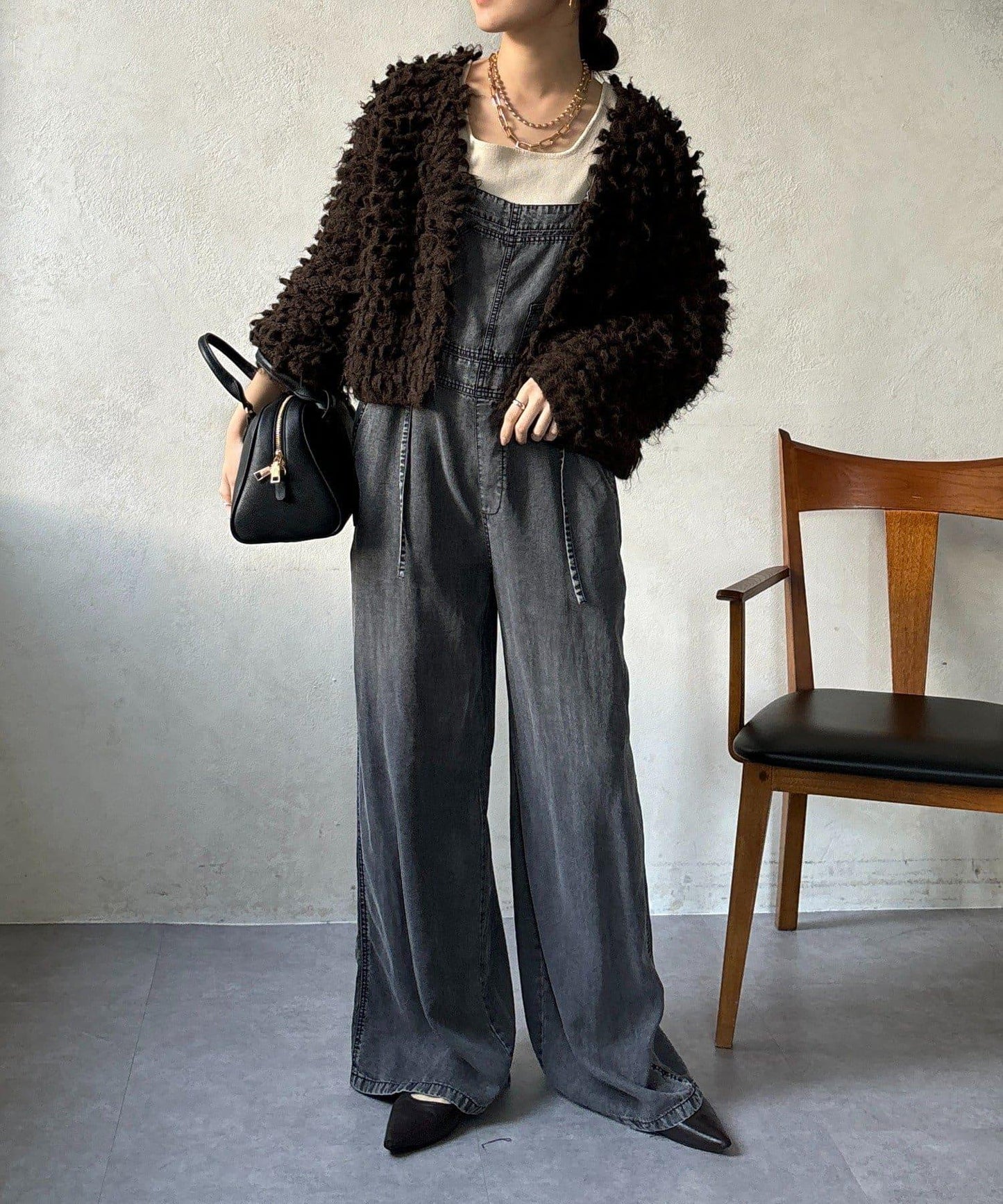 【DouDou】圈圈紗針織夾克