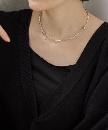 《スターリングシルバー使用》宇宙珍珠項鍊