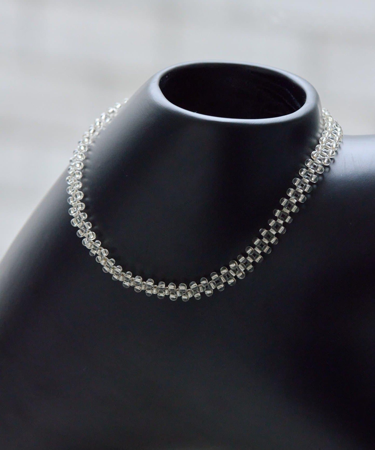 透明珠子頸圈項鍊