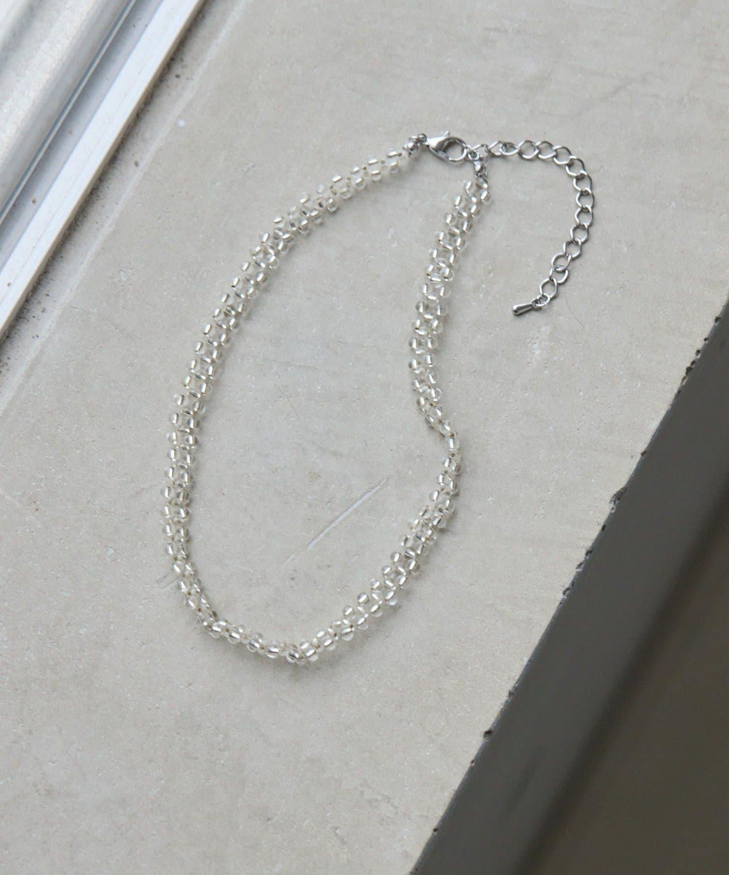 透明珠子頸圈項鍊