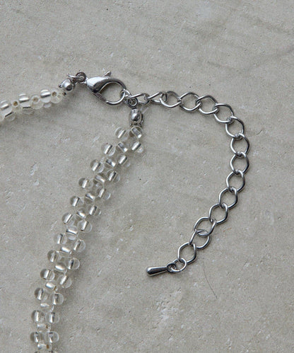 透明珠子頸圈項鍊