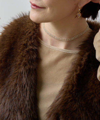 透明珠子頸圈項鍊