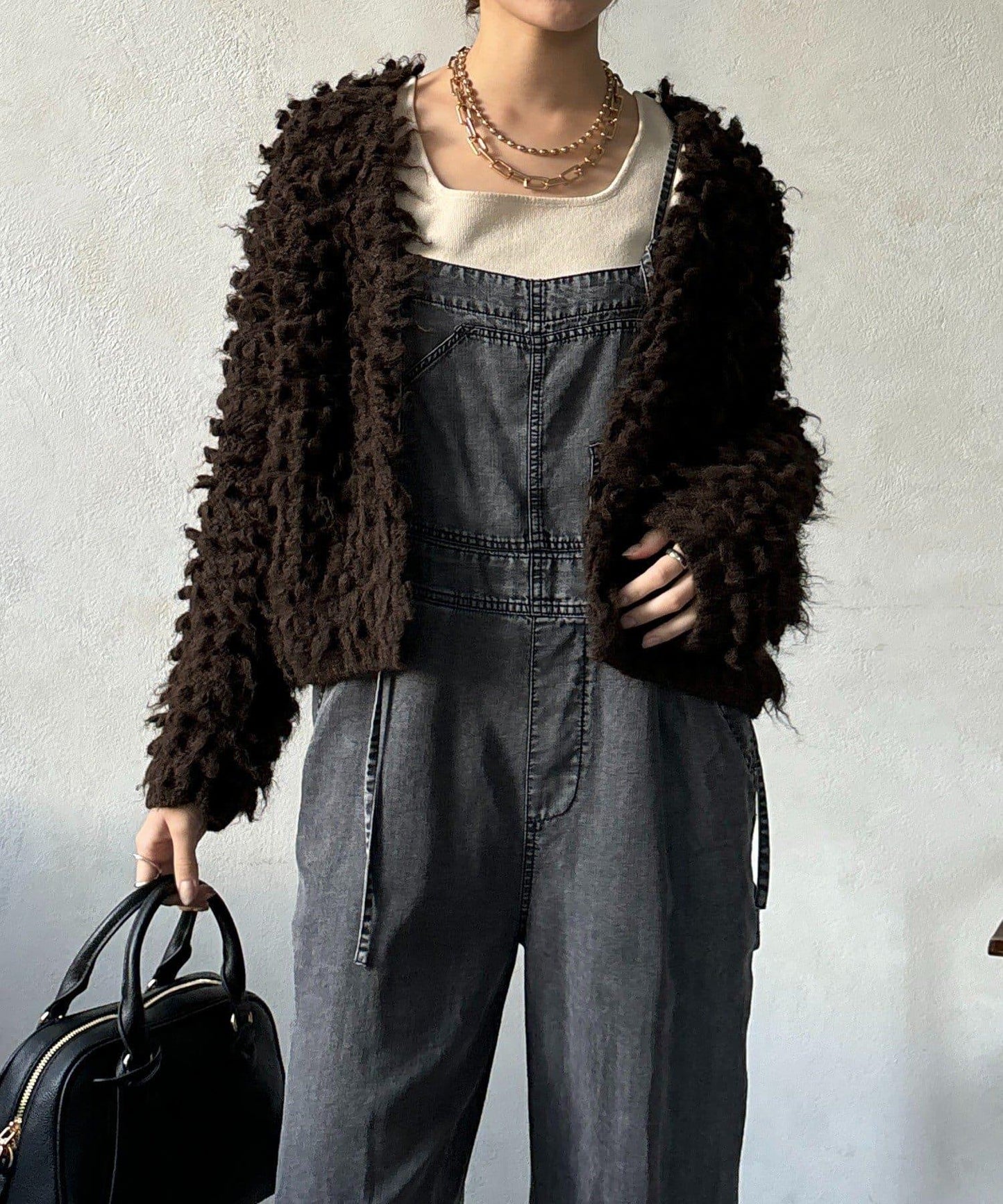 【DouDou】圈圈紗針織夾克