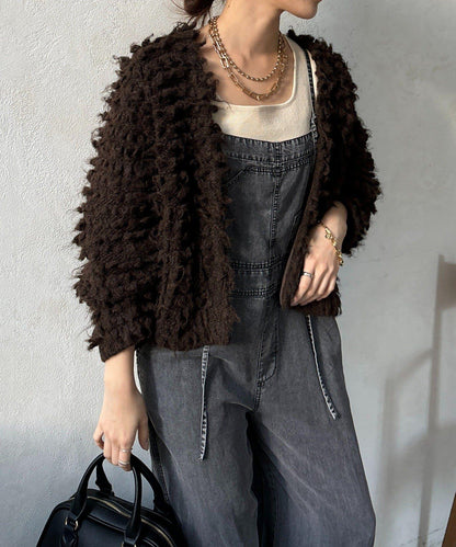 【DouDou】圈圈紗針織夾克