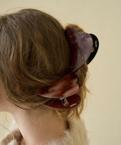 限定大號愛心髮夾 / 髮飾