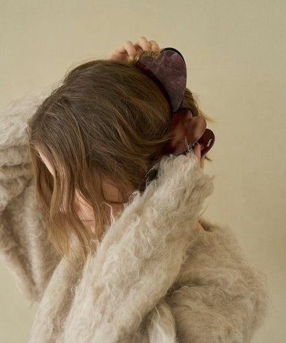 限定大號愛心髮夾 / 髮飾