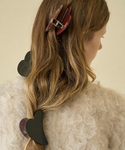 限定大號愛心髮夾 / 髮飾