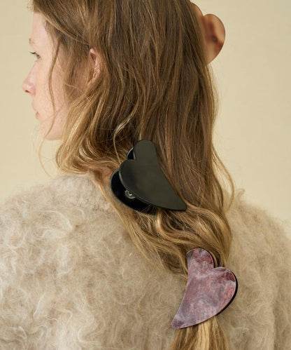 限定大號愛心髮夾 / 髮飾