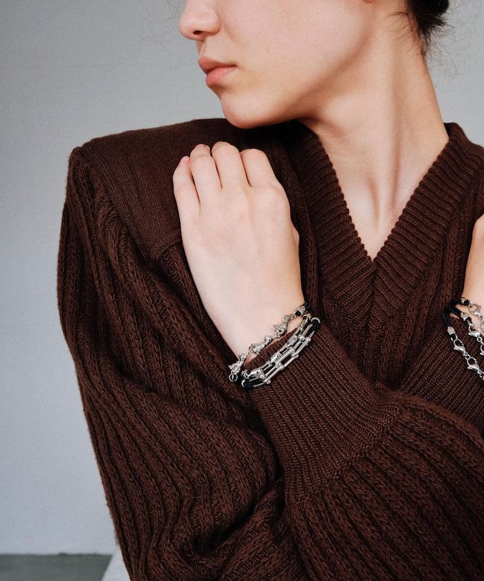 貓咪與金屬配件髮圈 / / 金屬吊墜發繩