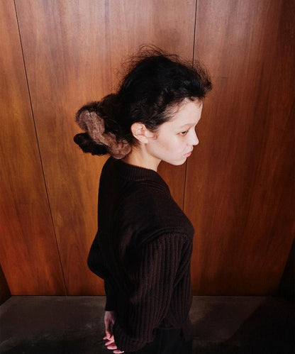 仿貂絨髮圈 / / 仿皮草發繩