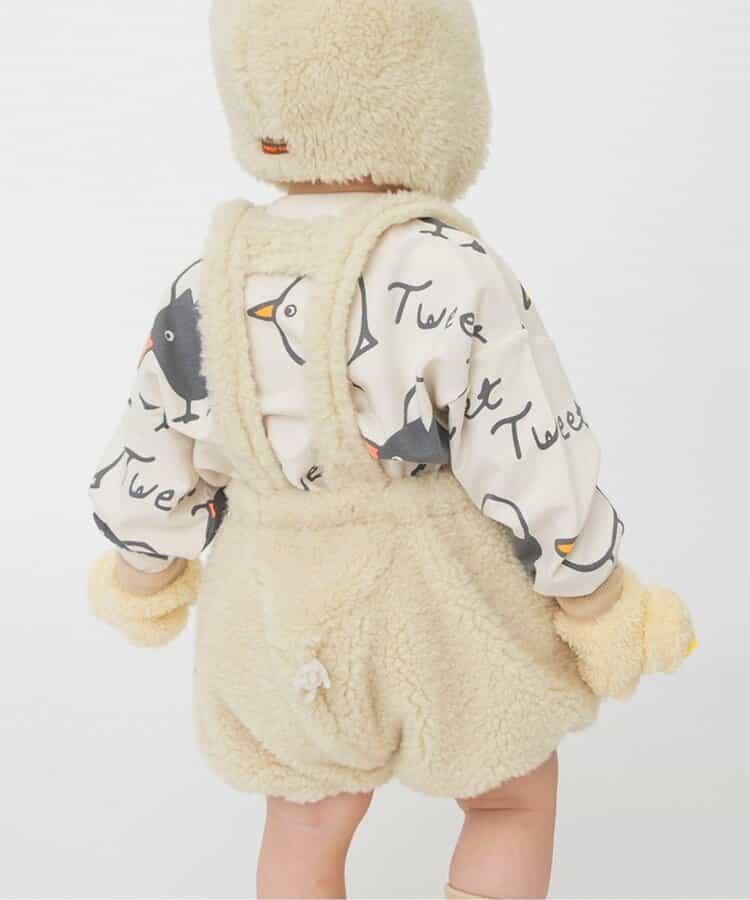 FUN!FAN!動物造型毛絨揹帶短褲