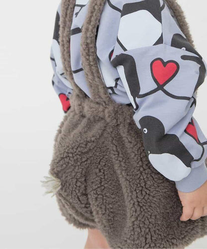 FUN!FAN!動物造型毛絨揹帶短褲