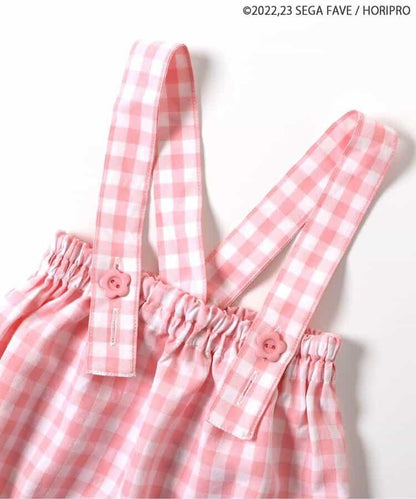 お茶犬吊帶嬰兒短褲