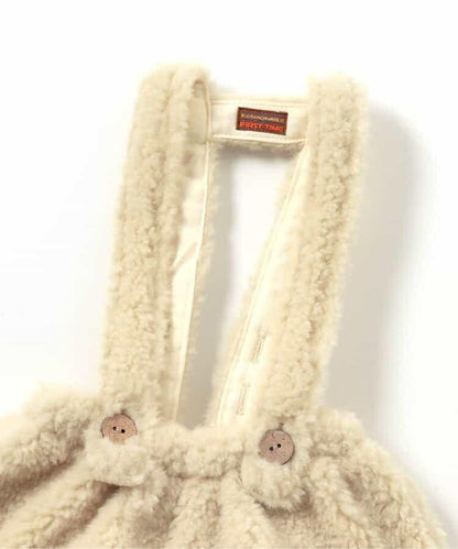 FUN!FAN!動物造型毛絨揹帶短褲