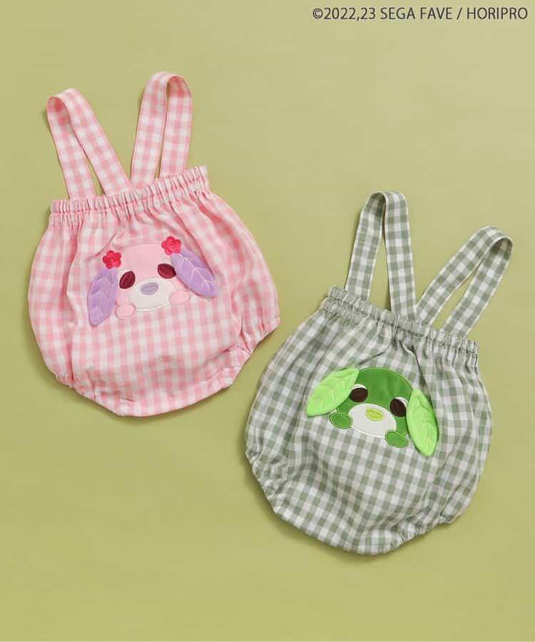 お茶犬吊帶嬰兒短褲