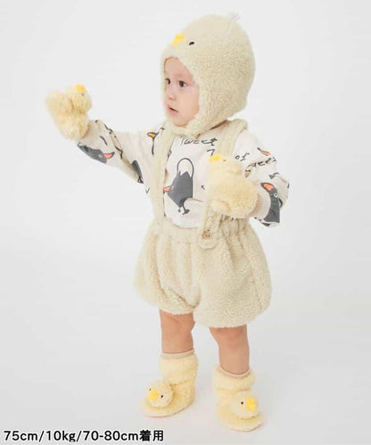 FUN!FAN!動物造型毛絨揹帶短褲