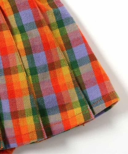 2件套格子嬰兒連體裙