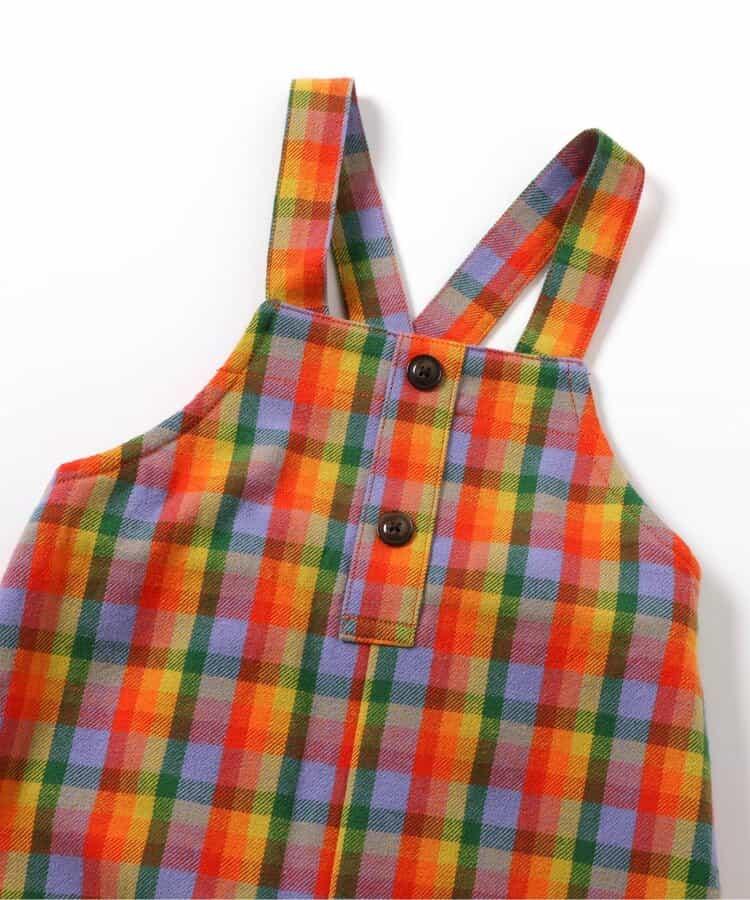 2件套格子嬰兒連體衣