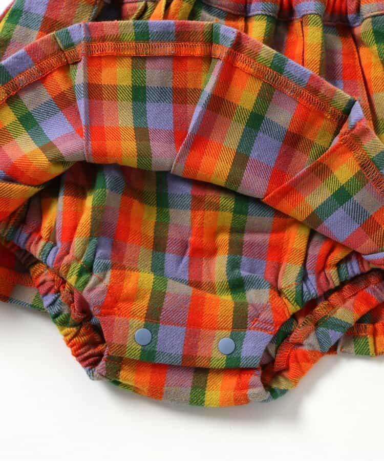 2件套格子嬰兒連體裙