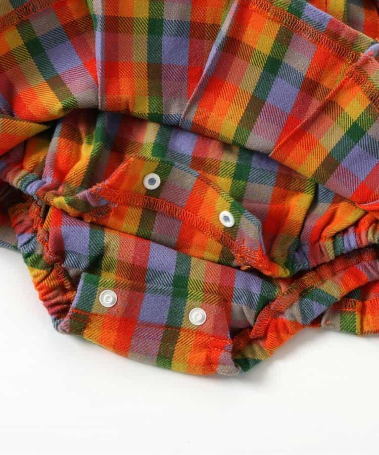 2件套格子嬰兒連體裙