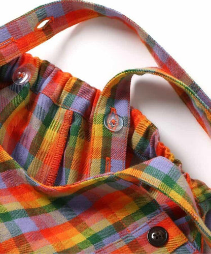 2件套格子嬰兒連體衣