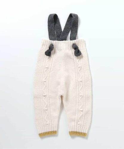 Bpop 麻花針織揹帶褲（可成套搭配）