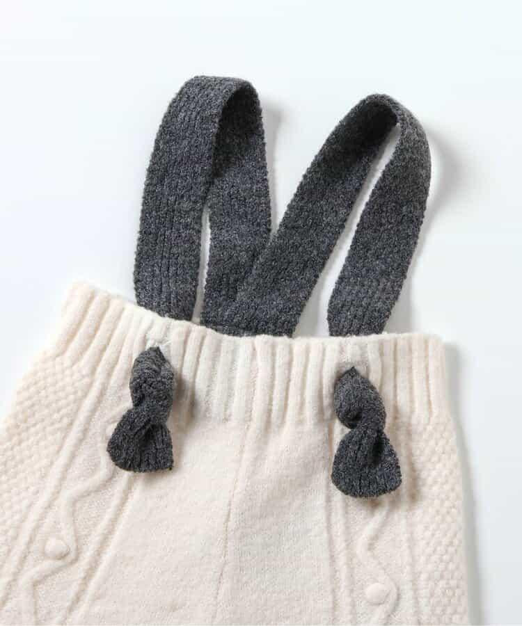 Bpop 麻花針織揹帶褲（可成套搭配）