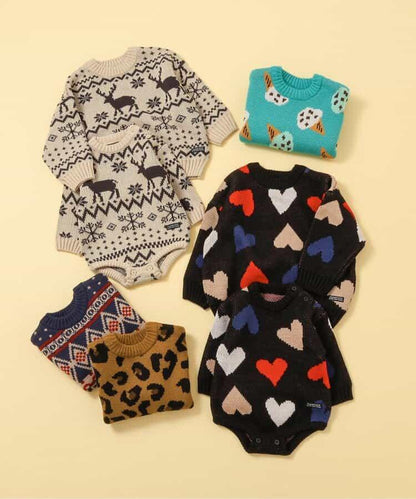 【リンク】全印花多款針織連體衣