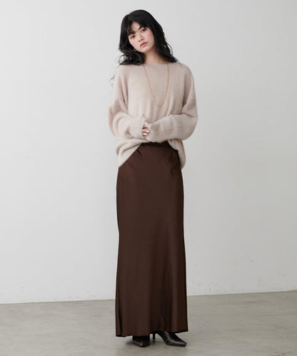 迷你羽毛柔軟針織套頭衫