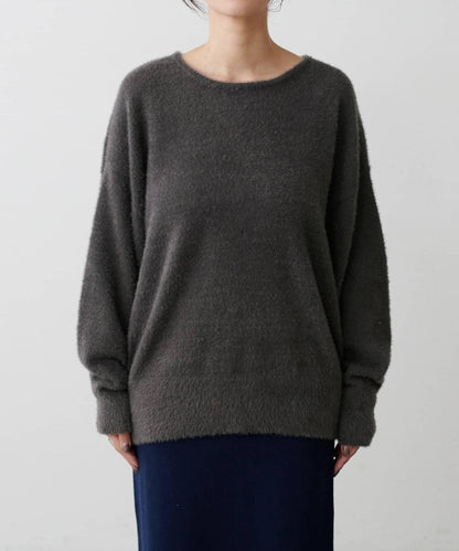 迷你羽毛柔軟針織套頭衫